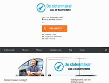 Tablet Screenshot of deslotenmaker.com
